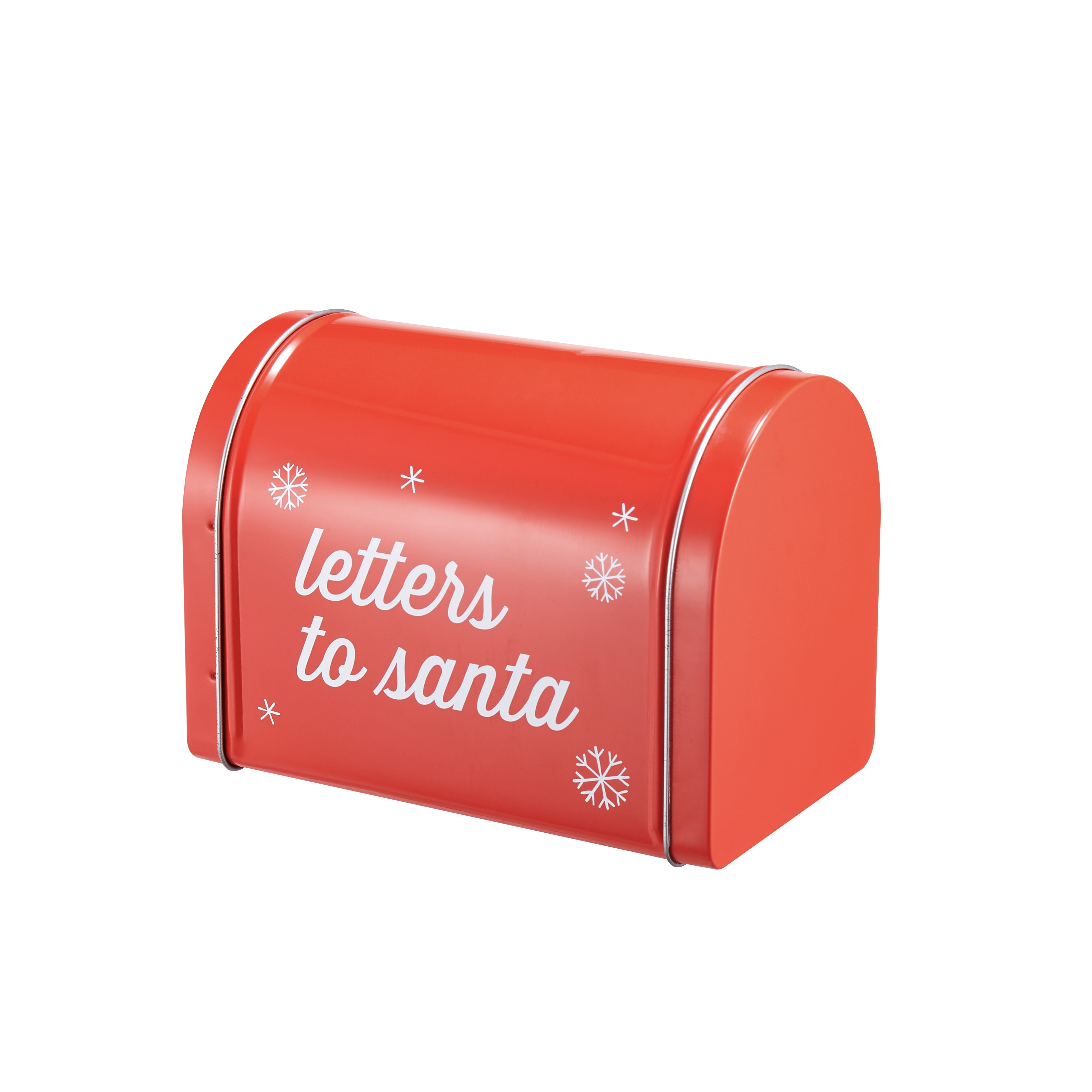 Christmas Decorative Tin Mailbox with Flag Custom Printed Tin Candy Chocolate Box Fancy Gift Packaging