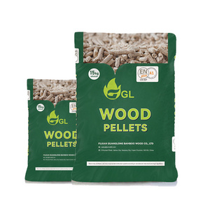 Enplus CN007 A1 Wood Burning High Quality 6mm 15 kg bags Fuel Wood Pellets Manufacturer For Pool Heater OEM Biomass Wood Pellets