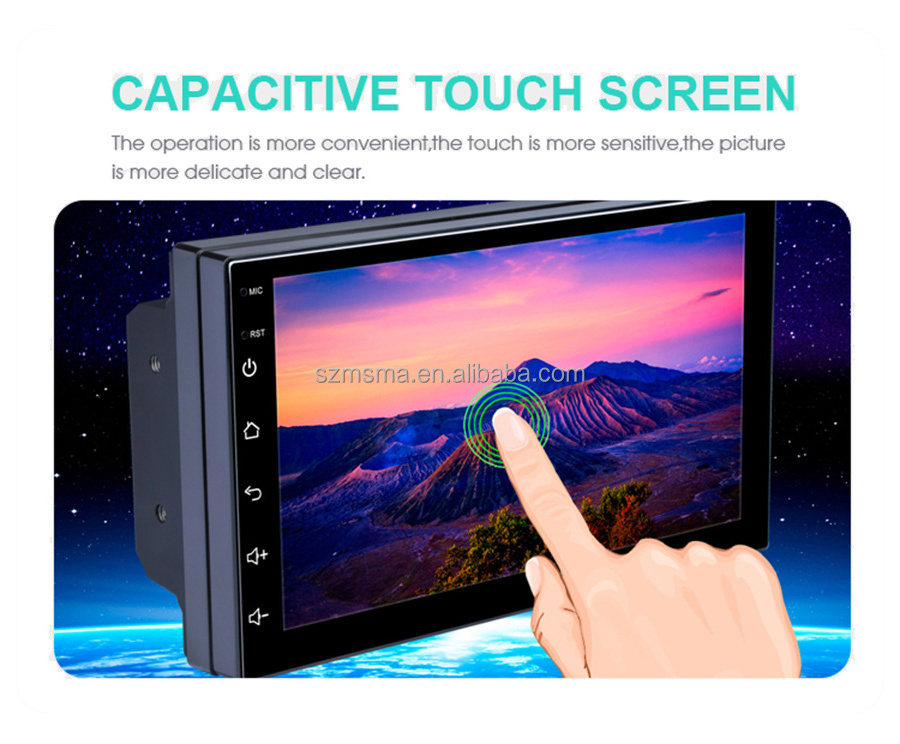 7 Inch Touch Screen Android Stereo Car DVD MP5 Player 1 Din 2 Din DVD Player GPS Navigation For Universal Multimedia Video