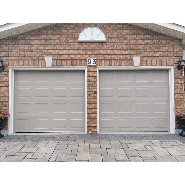 European design sectional garage door panel metal steel garage door