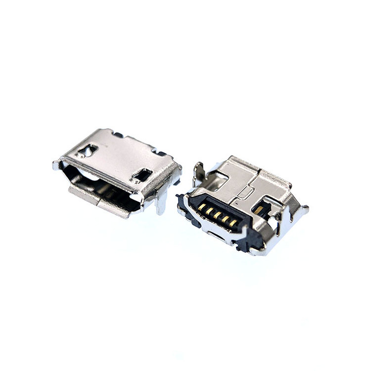 Micro Usb B Female Micro Usb 5pin Dip 5.65 Flat Connector