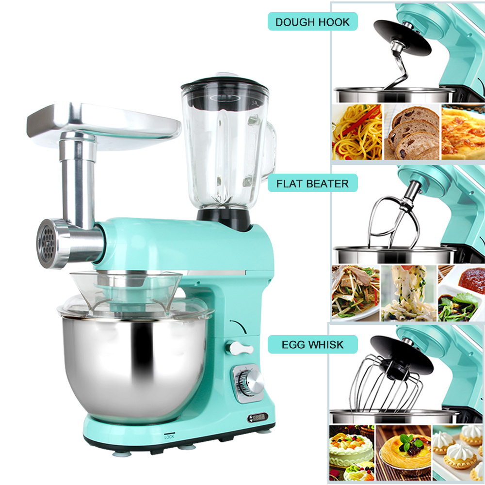 Food Mixer Cordless Mixer 1500W Multifunction Dough Stand Blender Mixer