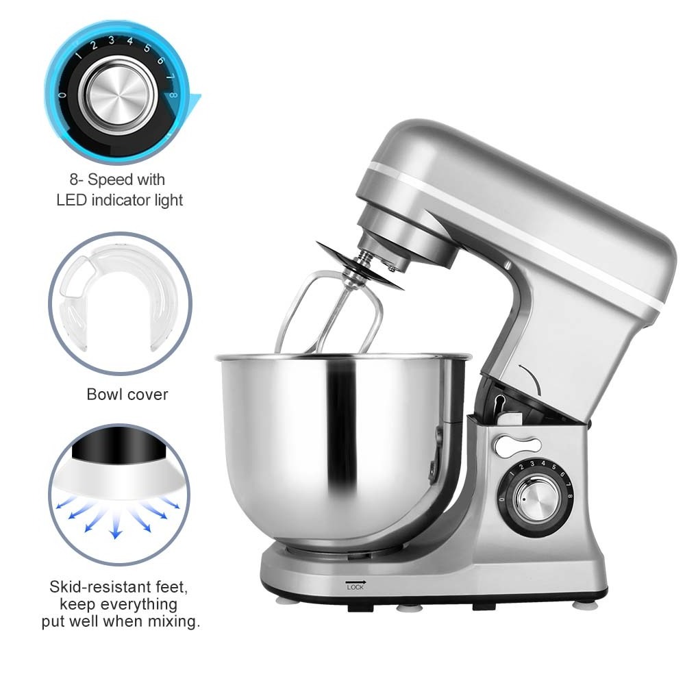 Household Stand Mixer OEM 4L 5L 6L 8L 10L Cake Bread Dough Mixer Planetary Electric Home Kitchen Appliance Food Mixer