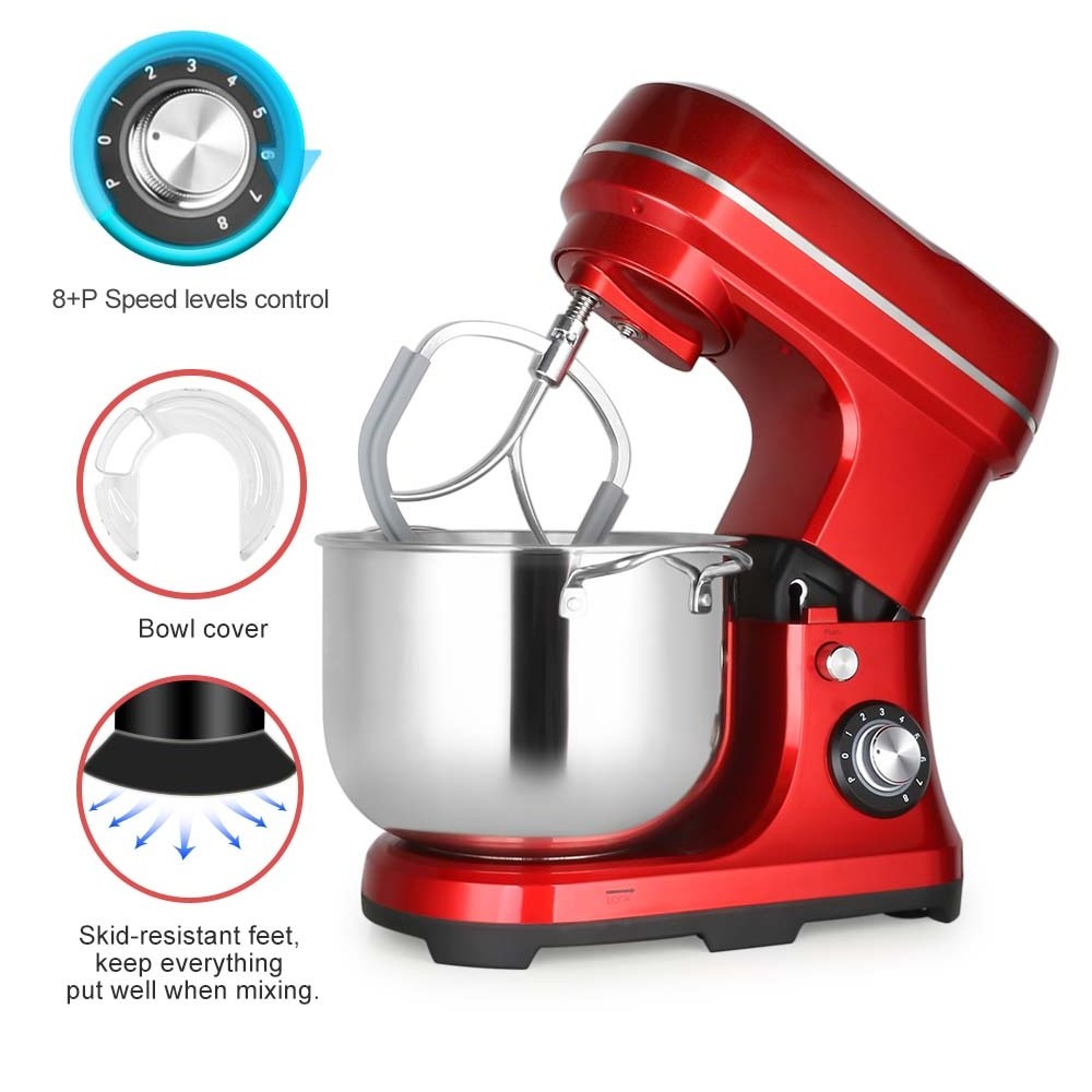 8L home stand mixer bakery cake mix dough mixer spare parts machine with bowl