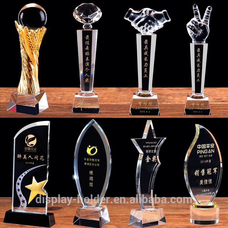 High quality acrylic award trophy blanks