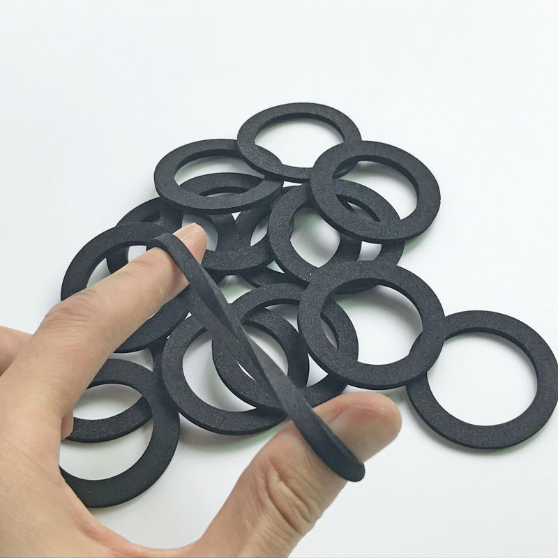 New design  silicone nbr rubber sheet EVA,TPE,RUBBER,CR,NBR,PORON custom silicone rubber gasket with OEM back glue