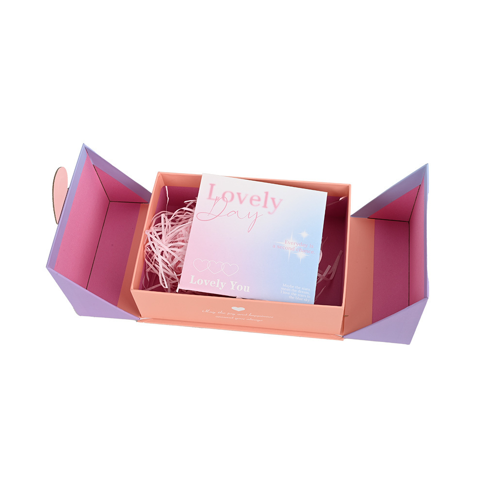 Luxury Custom Double Door Paper Gift Box With Magnetic Lids For Skincare /Perfume Packaging Box