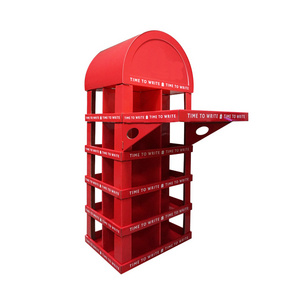 Custom Design 3 Tier Store Promotion Pallet Cardboard Display For Clothing Jeans