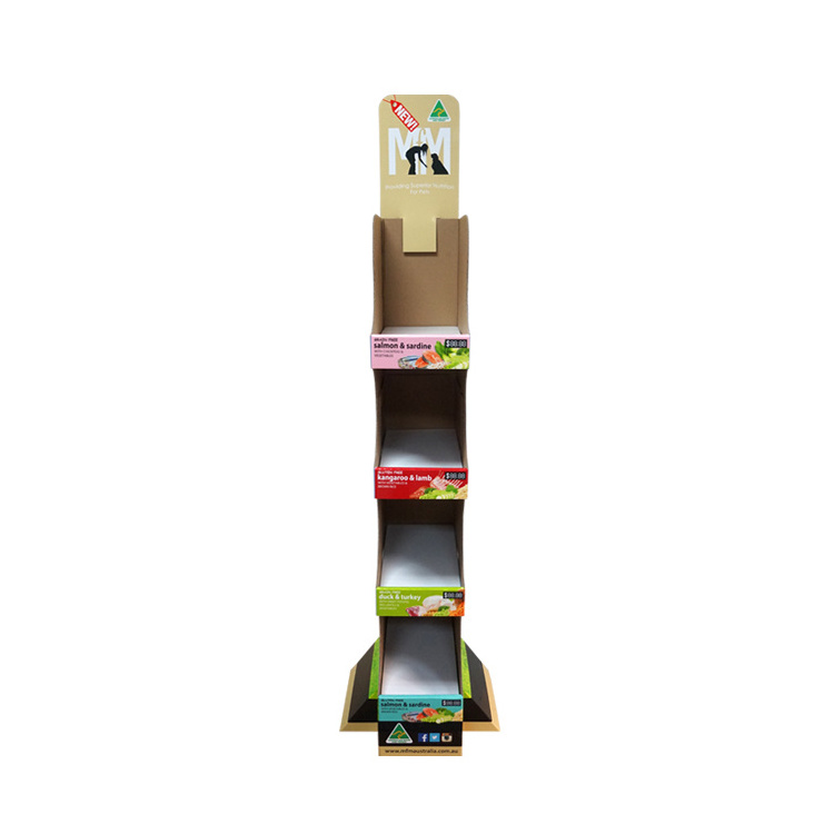 High Quality Custom Cardboard Floor Sunglass Display Stand Rotating Display Rack