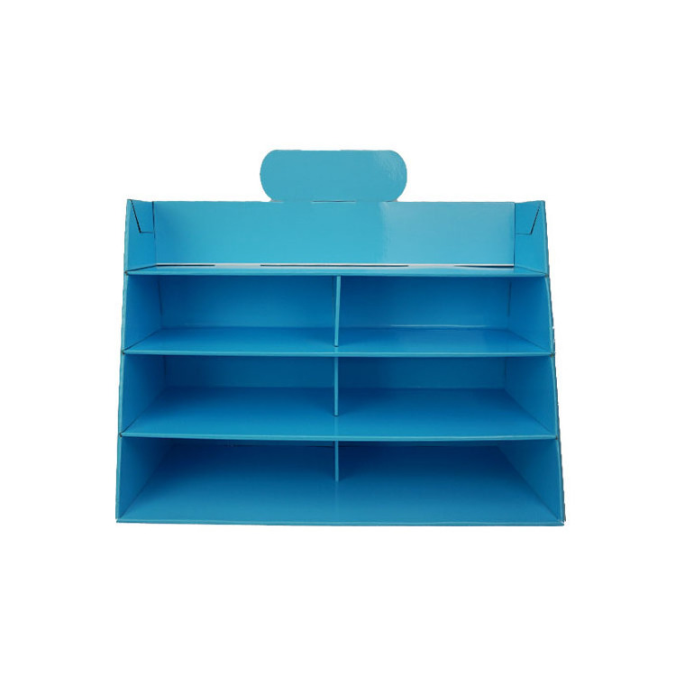 Shopping Mall Advertising Retail Store Customized Cardboard Floor Display Stand Racks Shelf For Soap