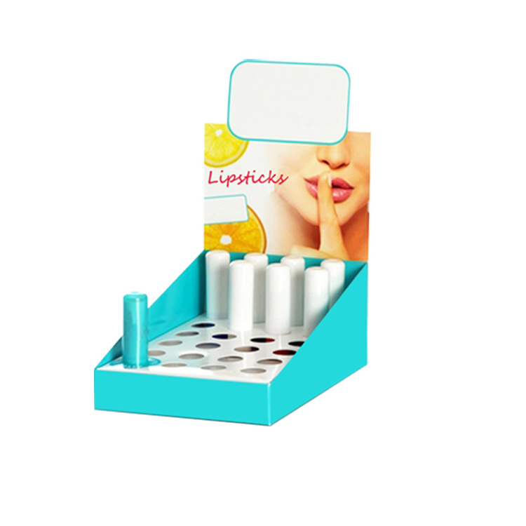 Creative Design Custom Cardboard Nail Polish Counter Display Rack Eyelash Display Stand