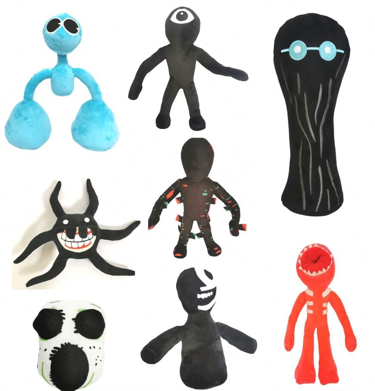 Custom 2022 Game Figure Doors Plushie Toy Horror Stuffed Dolls Cartoon Plush Scary Halloween Toys