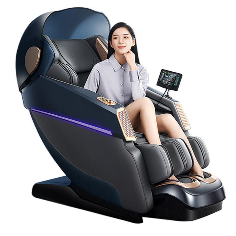 2022 New Design Luxury Shiatsu 4D 8D Relax Massage Chair Foot SPA SL Track Full Body Massage Seat Zero Gravity Massage Chair