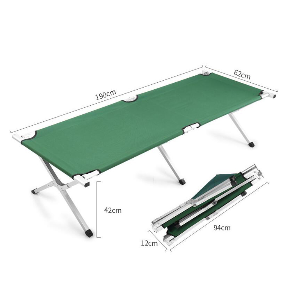 Hot Sale Lightweight Portable Camping Field  Folding Bed Camping Cot