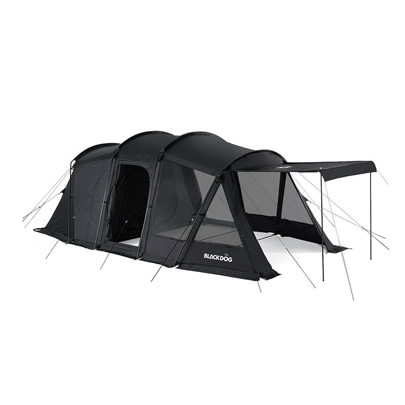 Blackdog Outdoor Camping Four Seasons Sun Protection Black Dog Upf50+ Tunnel Tent With Snow Skirt Big Tent