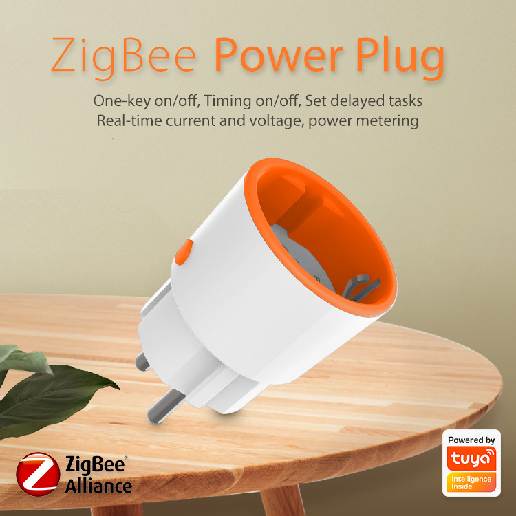 tuya zigbee 3.0 smart plug electric voltage meter zigbee plug