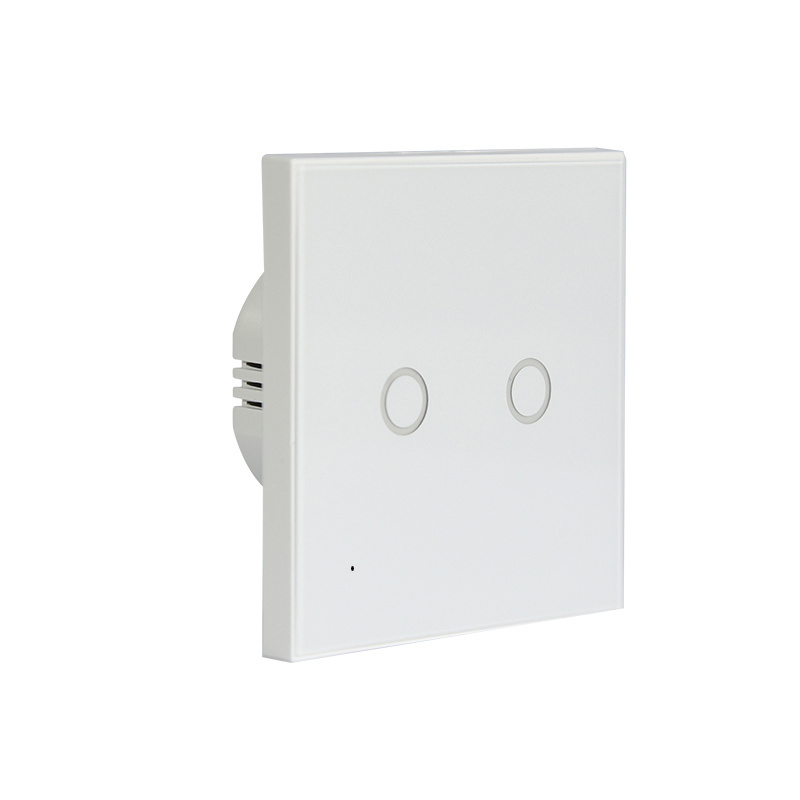 Tuya Smart Touch Screen WIFI 2 Gang EU Light Switch