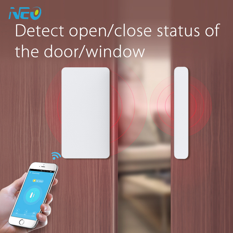 Door and window alarm signal openclose smart home tuya contact wifi door sensor