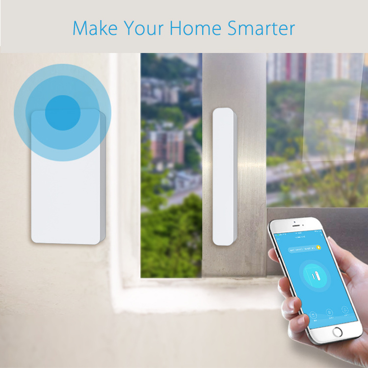 Door and window alarm signal openclose smart home tuya contact wifi door sensor