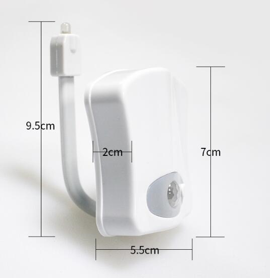 Led toilet seat light night sensor light led motion sensing closet lights for washroom