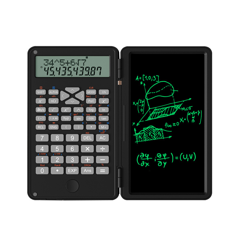 scientific calculator Calculator notepad Digit LCD Display Desk Calculator With Writing Board digital writing pad