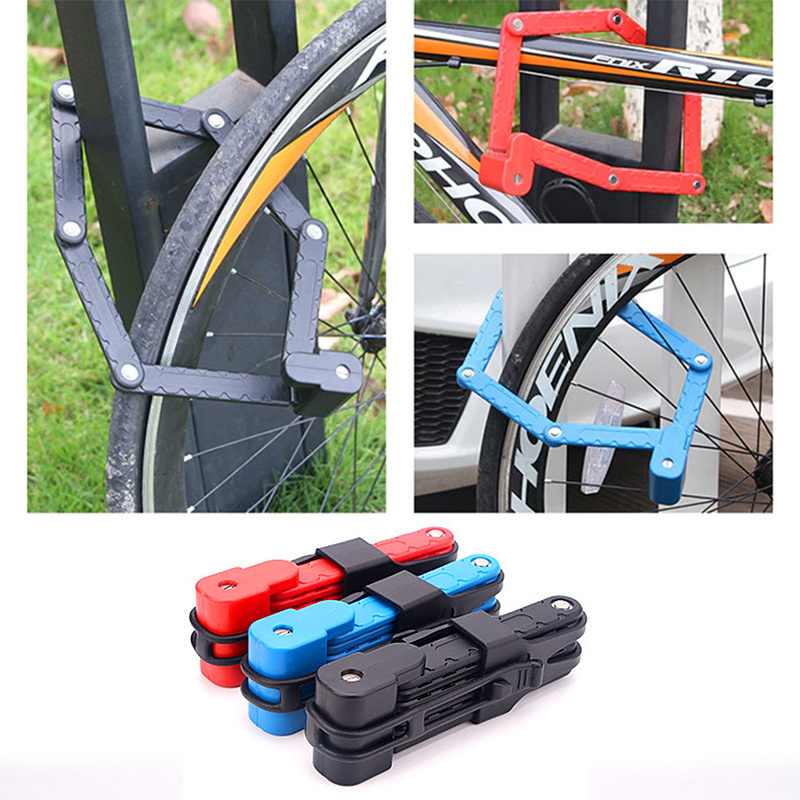 New Image Folding Bike Lock Award Winning Patented Lightweight High Security Bicycle Lock Heavy Duty Anti Theft Smart Secure