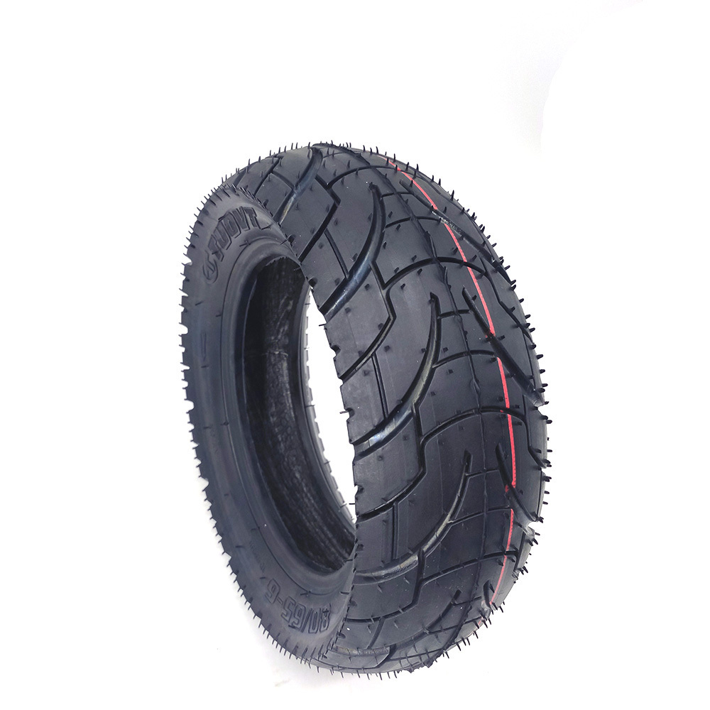 80/65-6 Off Road Thicken Wide Tire For Electric Scooter 10 Inch Tires Hard Wear-Resistant 10*3 Tire For Zero 10x Kugoo M4