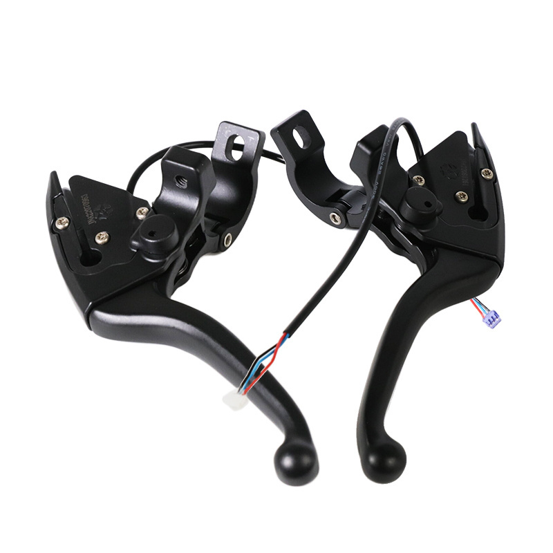 New Image Scooter Part Handle Brake Lever For Ninebot Max Plus Electric Scooter Aluminium Alloy Hand Assembly Parts For Scooter