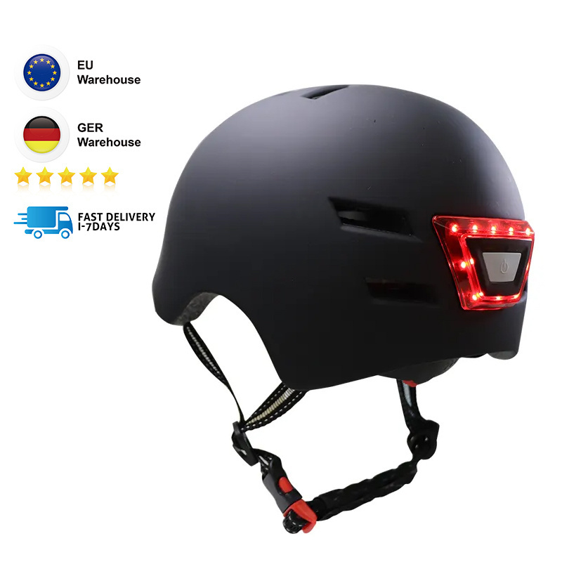 New Image Bicycle Bike Cycling Helmet Women Men Skateboard Sport Helmet Front Rear Lamp LED Light Electric Scooter Motor Helmets