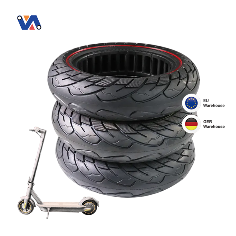 New Image EU Warehouse Solid Durable Tyre Rubber Anti-Explosion 60/70-6.5 10 Inch Tire For Ninebot Max G30 Electric Scooter Part