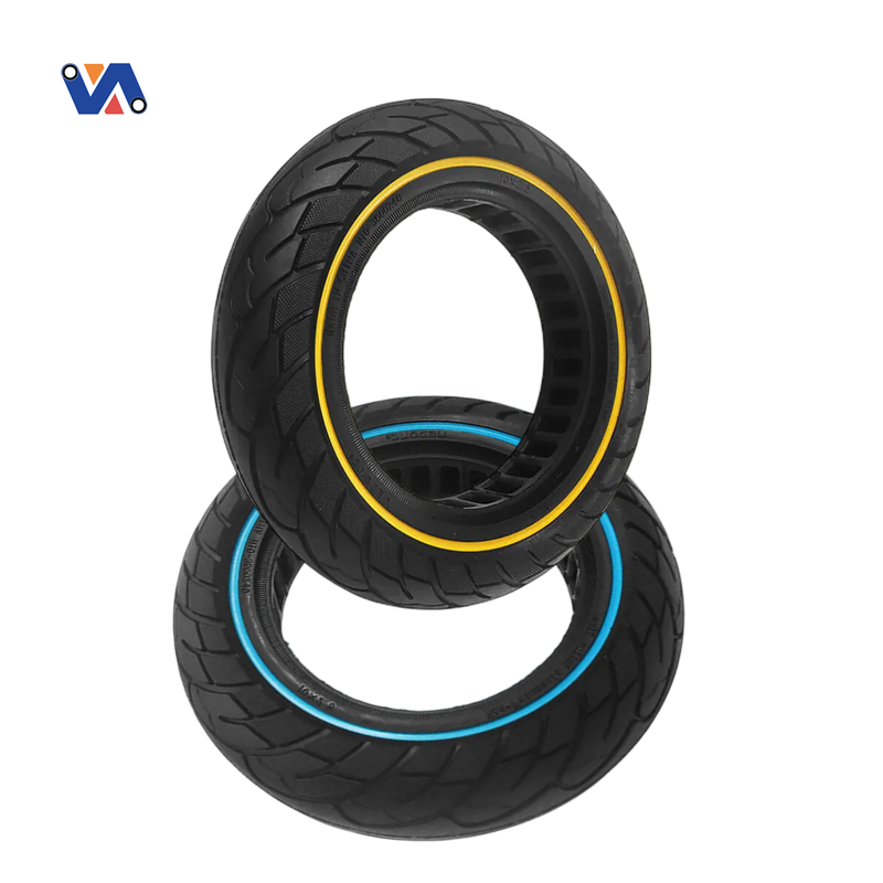 New Image EU Warehouse 10*2.5 Solid Tyre Color Honeycomb Rim Groove Width 36MM For E Scooter Kugoo M4 M4 Pro 10 Inch Solid Tires