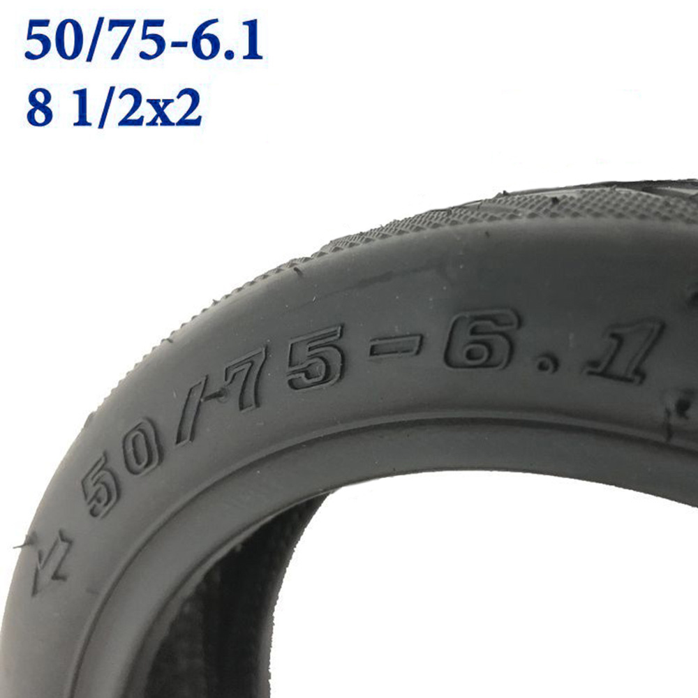 New Image 8.5 Inch 50/75-6.1 Off-road Tubeless Tire for 8 1/2*2 Xiaomi  M365 Pro 1S Scooter Vacuum Tyre Off-road Solid parts