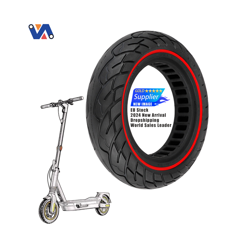 New Image EU Warehouse 10*2.5 Solid Tyre Color Honeycomb Rim Groove Width 36MM For E Scooter Kugoo M4 M4 Pro 10 Inch Solid Tires