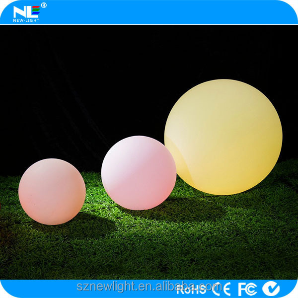 mini pool globes waterproof led globe light/floating led illuminated swimming pool ball light