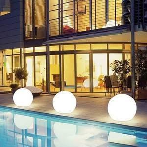 mini pool globes waterproof led globe light/floating led illuminated swimming pool ball light