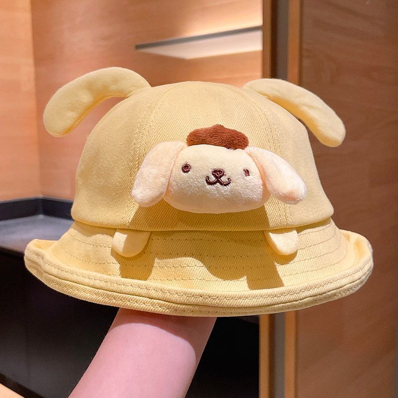 Newstar Anime Kids kuromi hat Children's cartoon cute Kuromi basin hat Sunhats for boys and girls