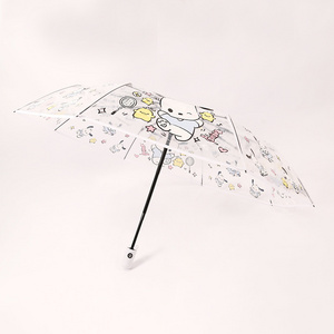 Cinnamoroll Anti Uv  Parasol Sunscreen Cartoon Kuromi Automatic  Folding Umbrella Melody sunny and rainy dual purpose umbrella