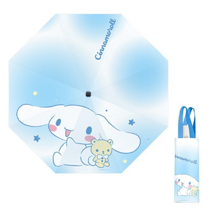 Cinnamoroll Kuromi automatic umbrella sunny and rainydual-purpose Umbrella Melody UV protection folding umbrella