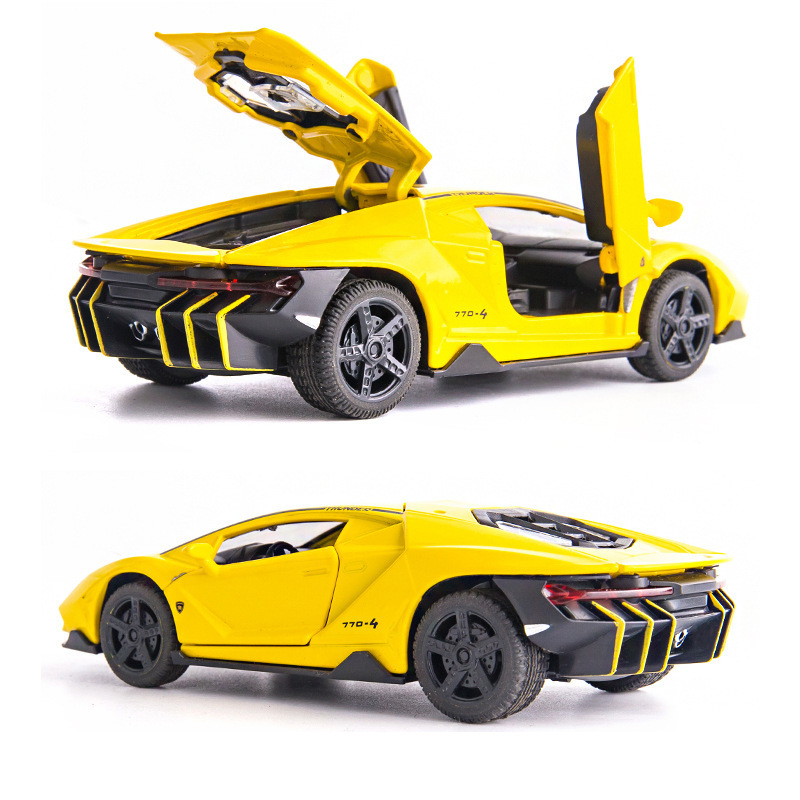 QY OEM  1:32 alloy car model Rambo simulation model sports car AE86 sound and light pullback children's toy car ornaments