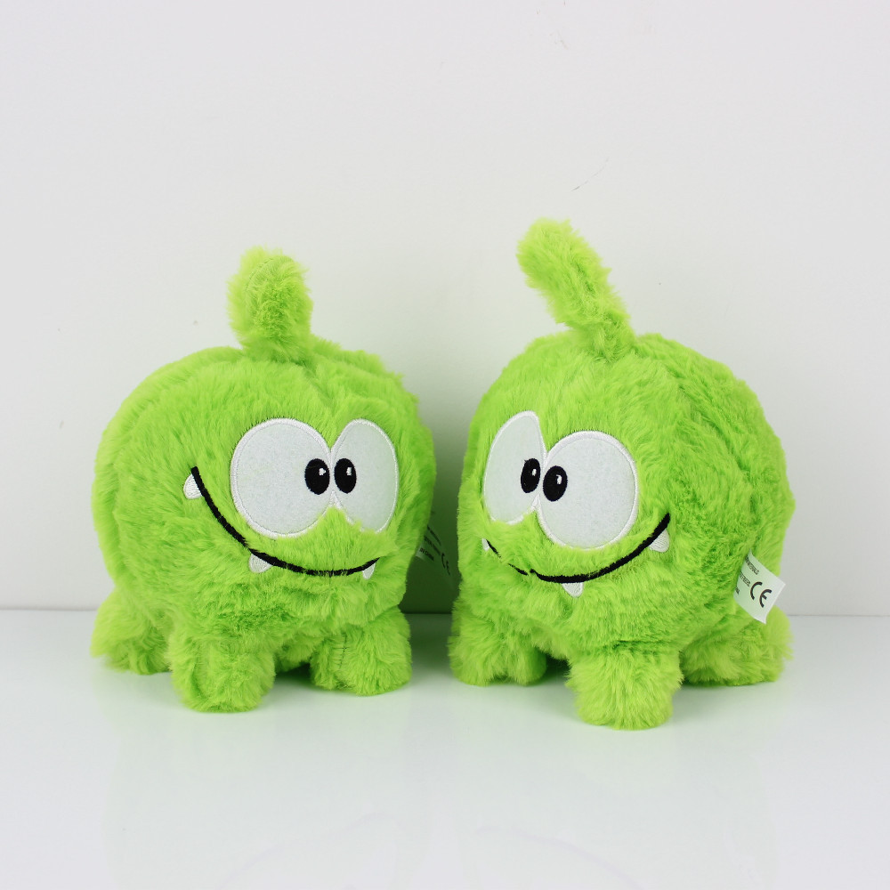 Cut the Rope  Plush Toy Green Frog Stuffed Doll Cut the Rope Candy Monster Little Frog Dolls Big Eyes Stuffed Animal Toys