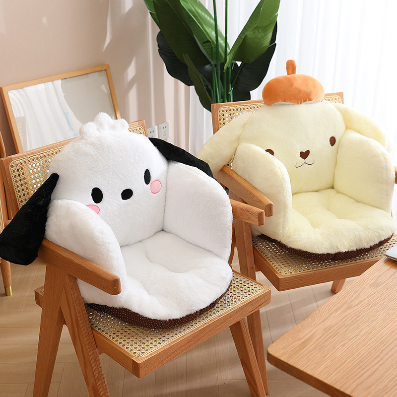 Cartoon Cinnamoroll Plush Seater cushion Kids Couch Soft cushion  Kuromi Sofa Bed Lounger Stuffed Plush cushion