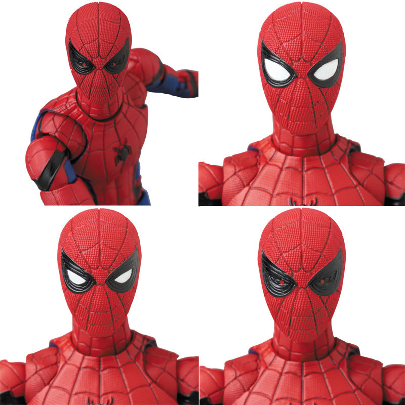 Hot sale Spiderman Action Figures Movie Hero Series Spiderman Figures Toys Spider-Man upgrade suit 3D PVC Toys