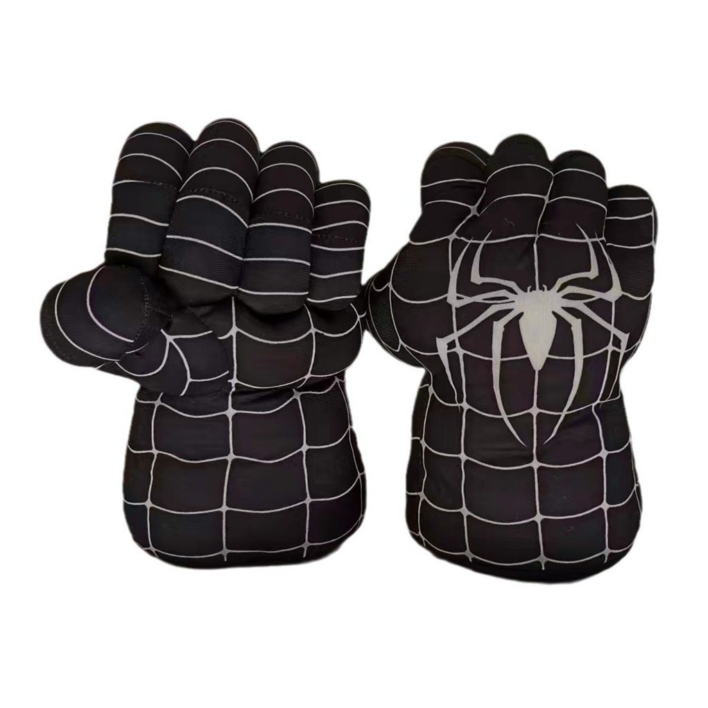 2024  Factory Direct green Giant Toy fist Gloves Custom Spider man Plush green Giant  Hands Fists Gloves