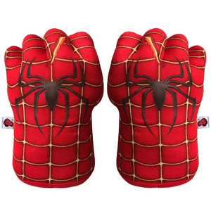 2024  Factory Direct green Giant Toy fist Gloves Custom Spider man Plush green Giant  Hands Fists Gloves