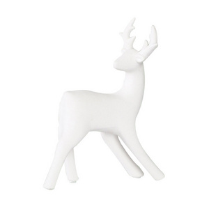 Nordic ceramic crafts 2024 new flower deer creative gift Novelty practical home decoration wholesale