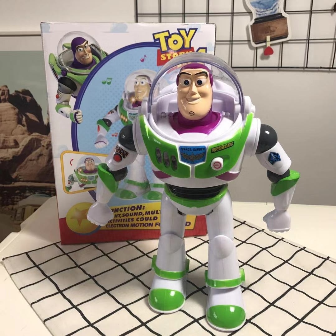 QY Spot Hot Spot Wholesale Toys Children's Story 4 Buzz Sound Light Year Doll Luminous Toy Model Story Robot Toy