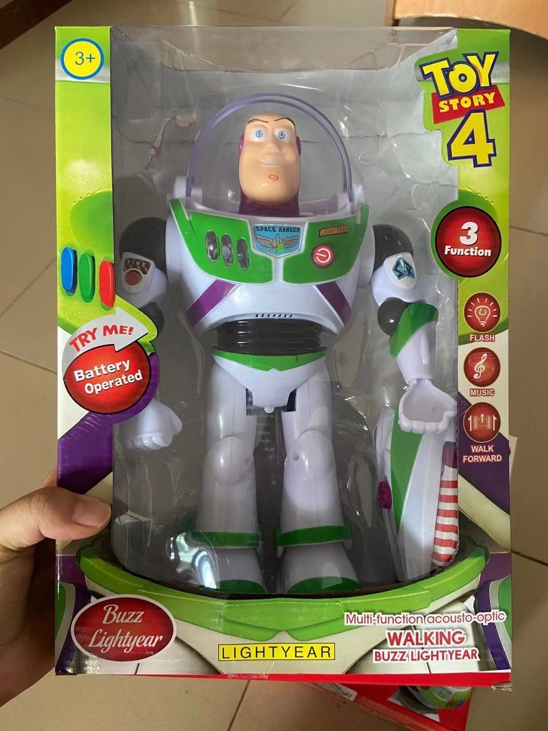 QY Toys Children's Story 4 Buzz Sound Light Year Doll Luminous Toy Model Story Robot Toy