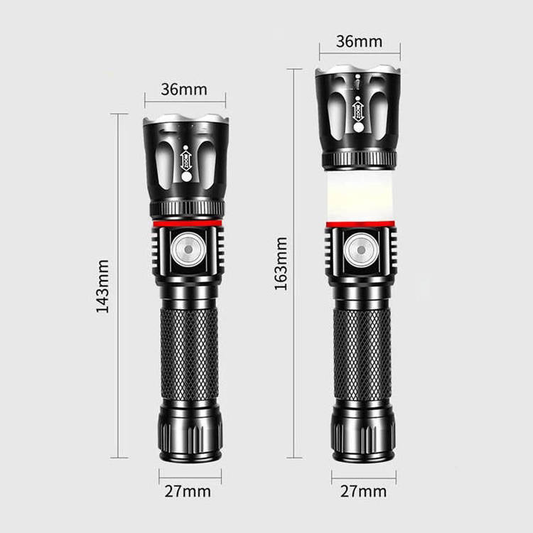 Shenzhen newstar Super Bright LED Flashlight illuminator Light Night Vision Adjustable Focus LED Flashlight Torch for Hunting