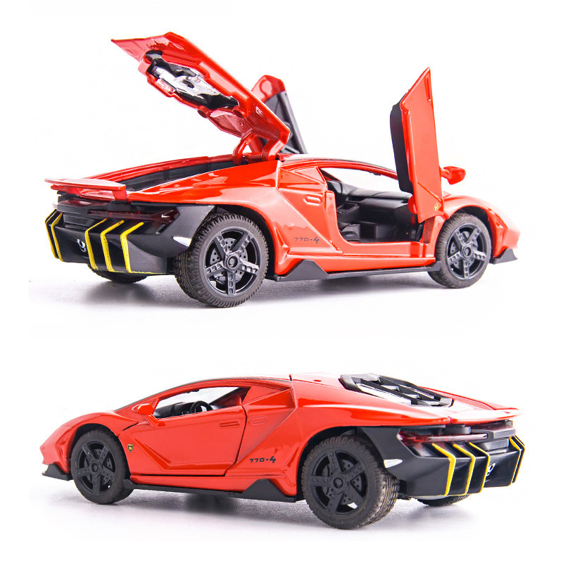 QY OEM  1:32 alloy car model Rambo simulation model sports car AE86 sound and light pullback children's toy car ornaments