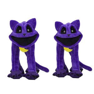 QY  New Smiles Critters Plush Charpter 3 Purple Cats Peluches Cat Stuffed Animals Smiles Critters Catnap Plush Toy